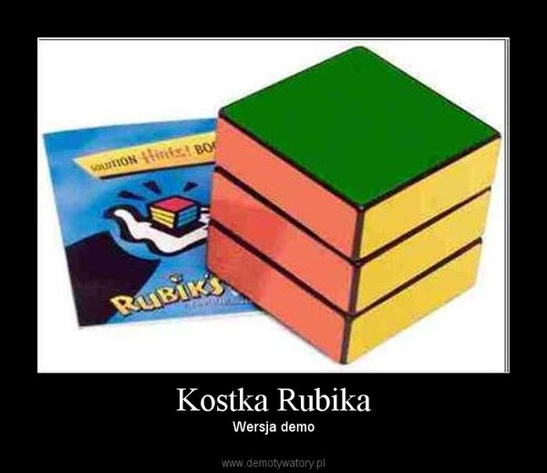 Kostka Rubika – Wersja demo 