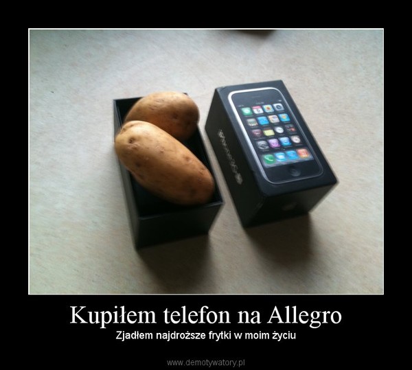 Kupiłem telefon na Allegro – Zjadłem najdroższe frytki w moim życiu 