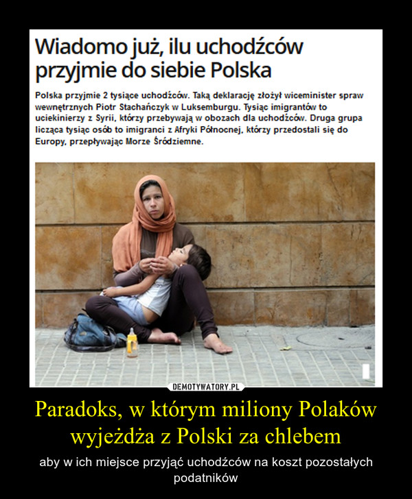 Paradoks, w którym miliony Polaków wyjeżdża z Polski za chlebem