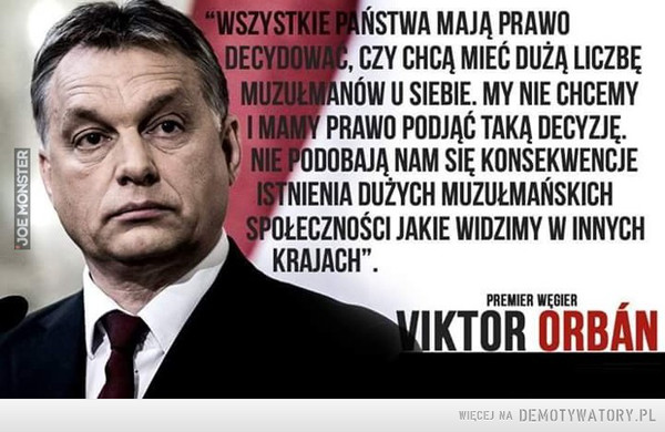 Orban o imigrantach –  