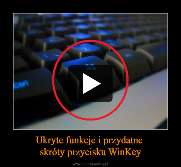 Ukryte funkcje i przydatne skróty przycisku WinKey –  