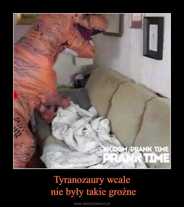 Tyranozaury wcale nie były takie groźne –  