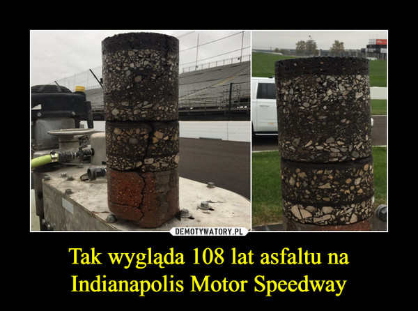 Tak wygląda 108 lat asfaltu na Indianapolis Motor Speedway