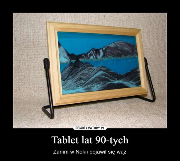 Tablet lat 90-tych
