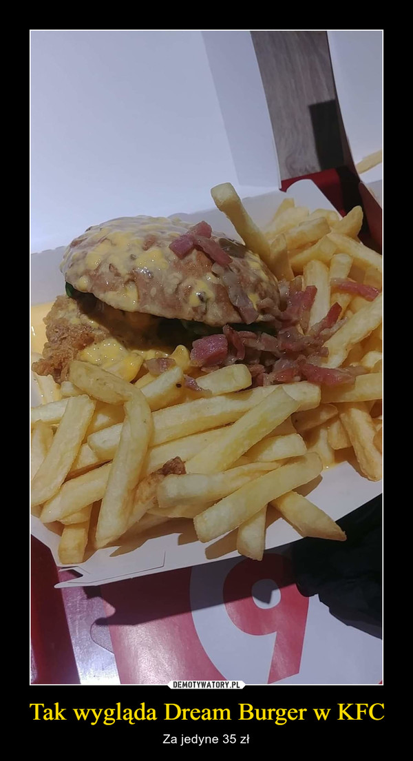 Tak wygląda Dream Burger w KFC – Za jedyne 35 zł 