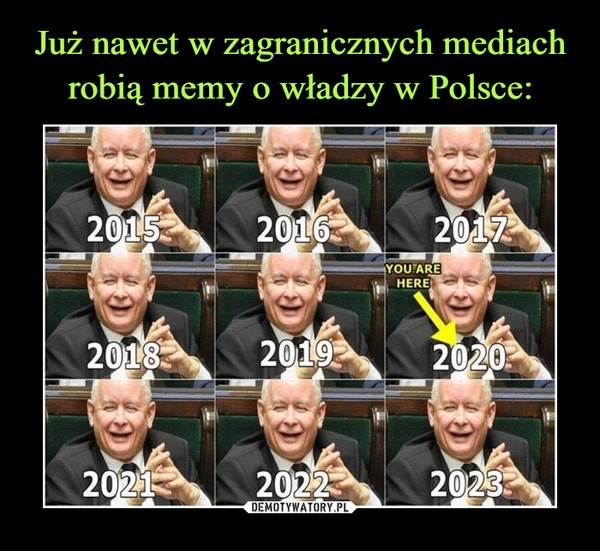 Już nawet w zagranicznych mediach robią memy o władzy w Polsce: