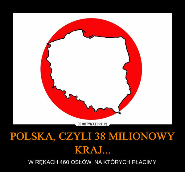 POLSKA, CZYLI 38 MILIONOWY KRAJ... – W RĘKACH 460 OSŁÓW, NA KTÓRYCH PŁACIMY 