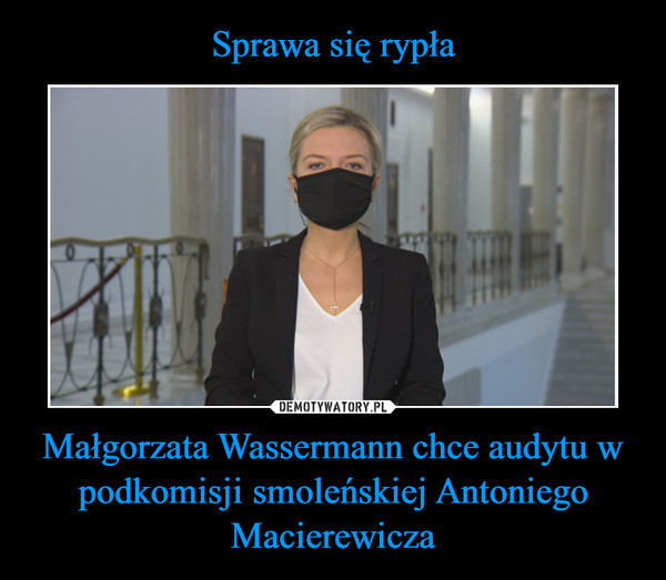 Małgorzata Wassermann chce audytu w podkomisji smoleńskiej Antoniego Macierewicza –  
