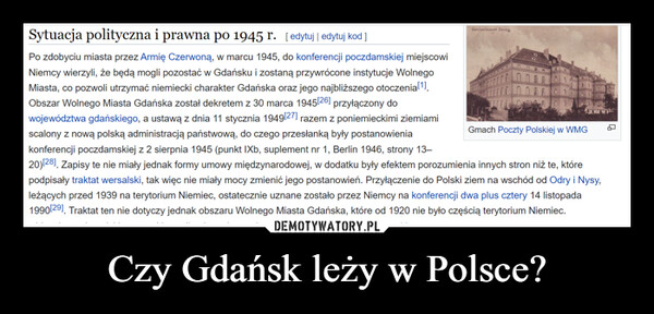 Czy Gdańsk leży w Polsce? –  