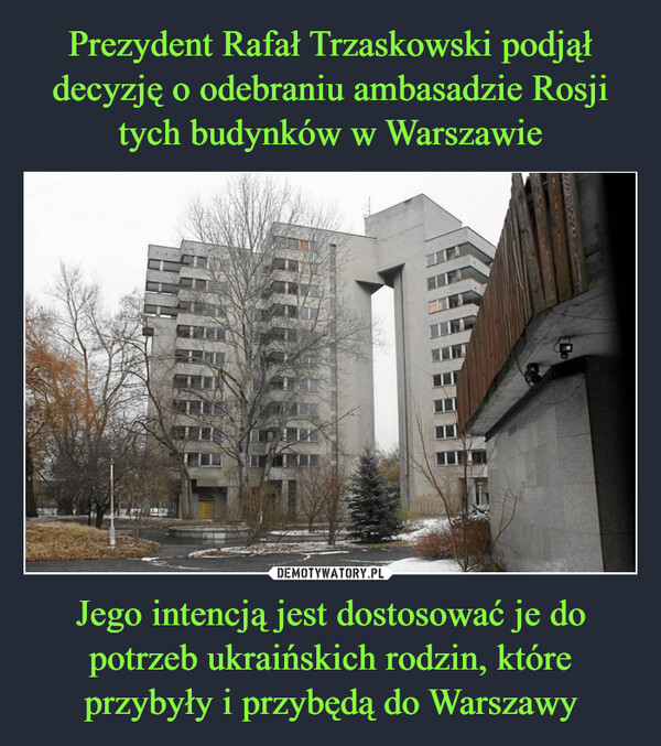 Jego intencją jest dostosować je do potrzeb ukraińskich rodzin, które przybyły i przybędą do Warszawy –  