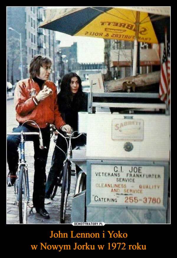 John Lennon i Yokow Nowym Jorku w 1972 roku –  