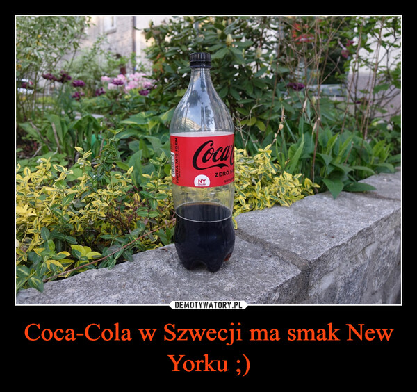 Coca-Cola w Szwecji ma smak New Yorku ;) –  
