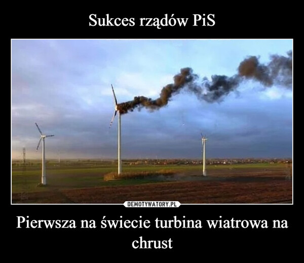 Pierwsza na świecie turbina wiatrowa na chrust –  