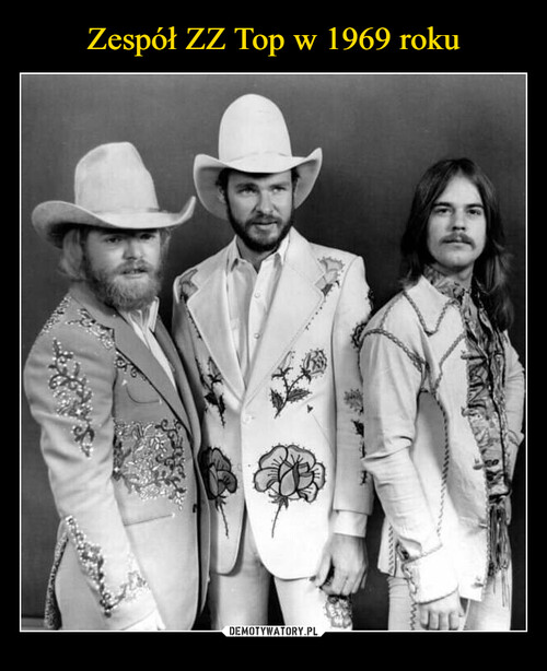Zespół ZZ Top w 1969 roku