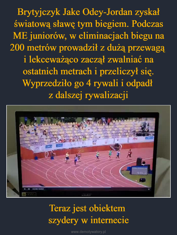 Teraz jest obiektem szydery w internecie –  CONICArtv:CONICCONICAW-10808433810.2