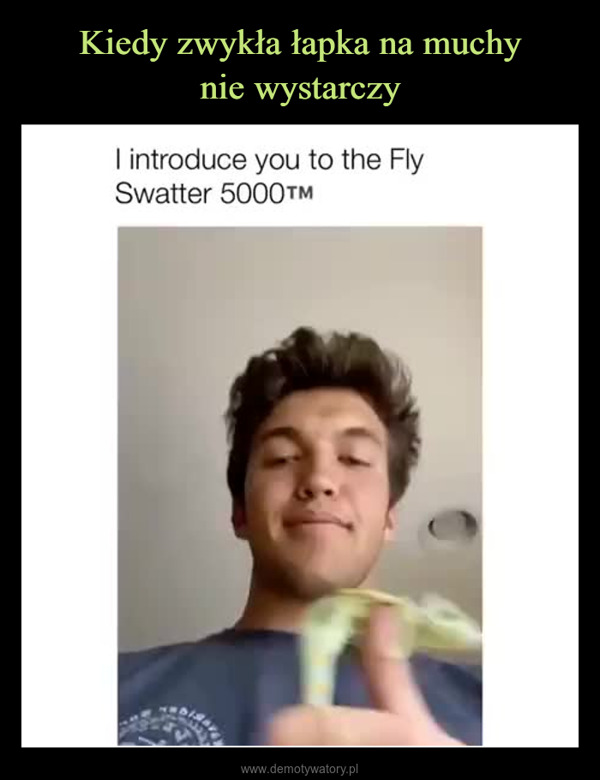  –  I introduce you to the FlySwatter 5000TM