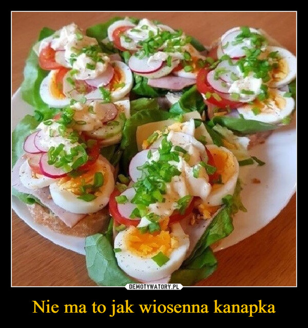 Nie ma to jak wiosenna kanapka –  